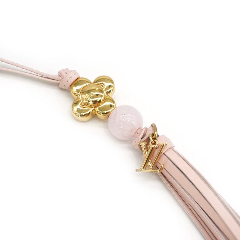Louis Vuitton 展示品 Vivienne Energy 珍珠皮革吊飾(M02951-粉)-1