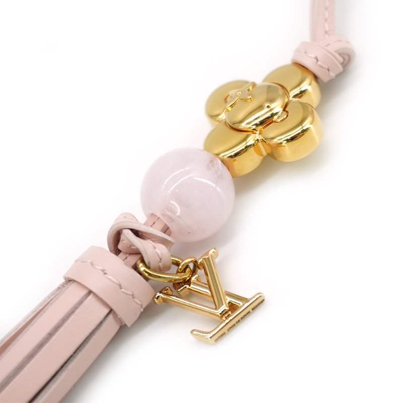 Louis Vuitton 展示品 Vivienne Energy 珍珠皮革吊飾(M02951-粉)-4