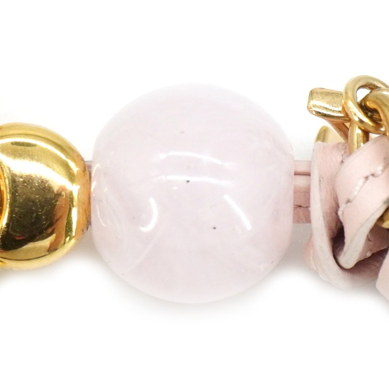 Louis Vuitton 展示品 Vivienne Energy 珍珠皮革吊飾(M02951-粉)-5