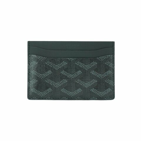 Goyard Saint-Sulpice 帆布單片4卡卡夾(黑/灰)