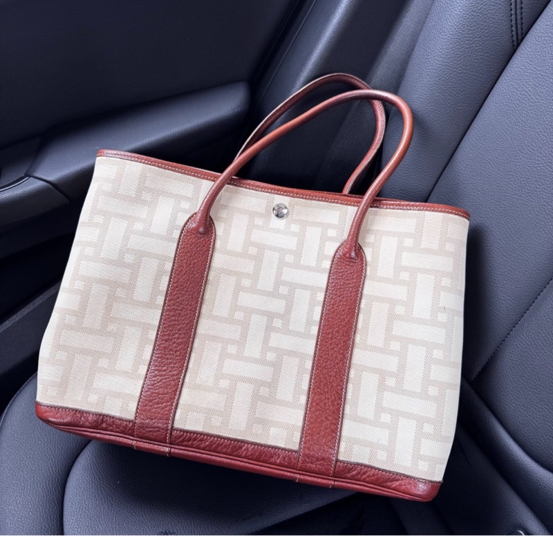 【稀有款式不撞包😍全網獨家✨】Hermès 限定系列x金棕馬賽克 Garden Party花園36-0