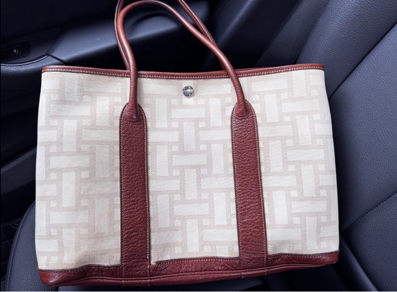 【稀有款式不撞包😍全網獨家✨】Hermès 限定系列x金棕馬賽克 Garden Party花園36-1