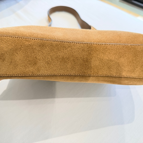 Coach Suede Brooklyn Shoulder Bag 28 麂皮手提肩背包 cedar 雪松色-9