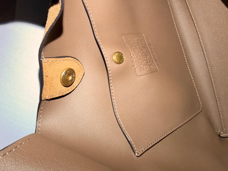 Coach Suede Brooklyn Shoulder Bag 28 麂皮手提肩背包 cedar 雪松色-10