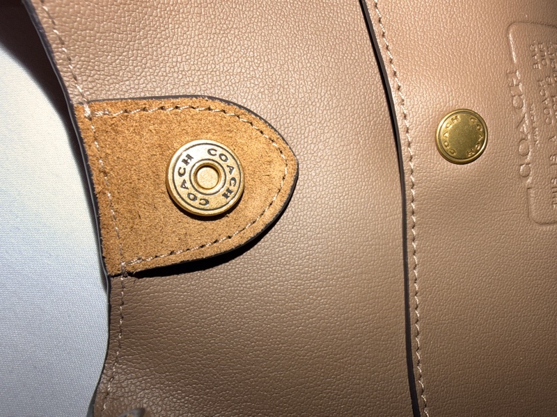 Coach Suede Brooklyn Shoulder Bag 28 麂皮手提肩背包 cedar 雪松色-11