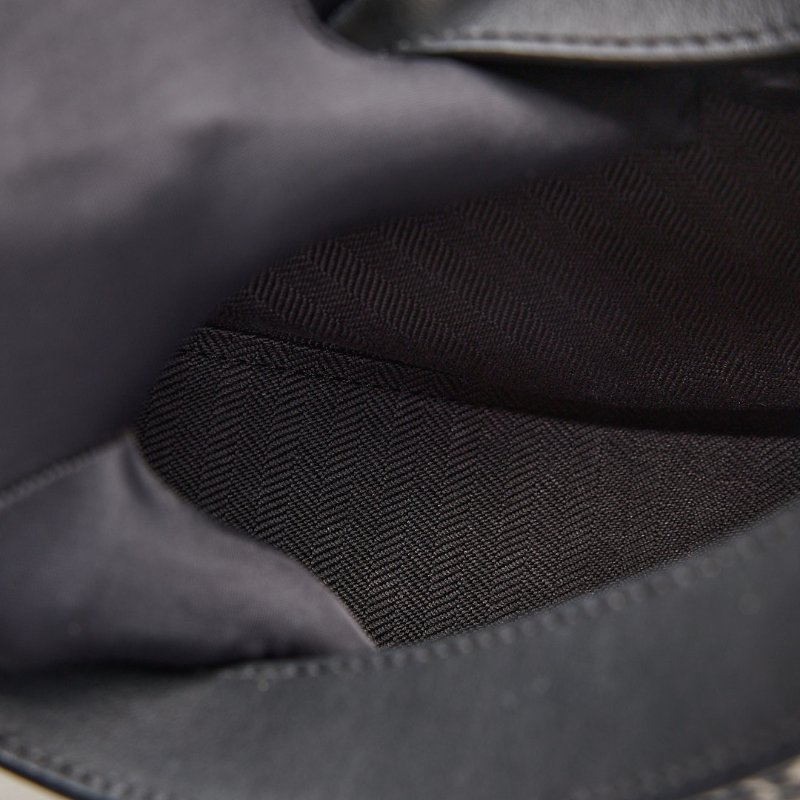 二手Loewe Luna小號半月包/刺繡深藍-20