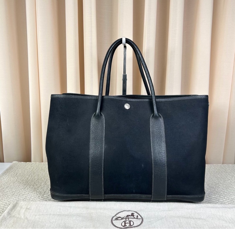 【又輕又實用✨全網最低價】愛馬仕Hermes Garden Party 黑色花園包36-3