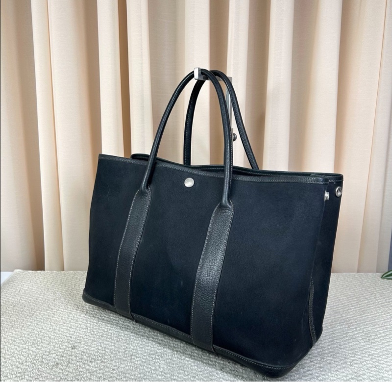 【又輕又實用✨全網最低價】愛馬仕Hermes Garden Party 黑色花園包36-7