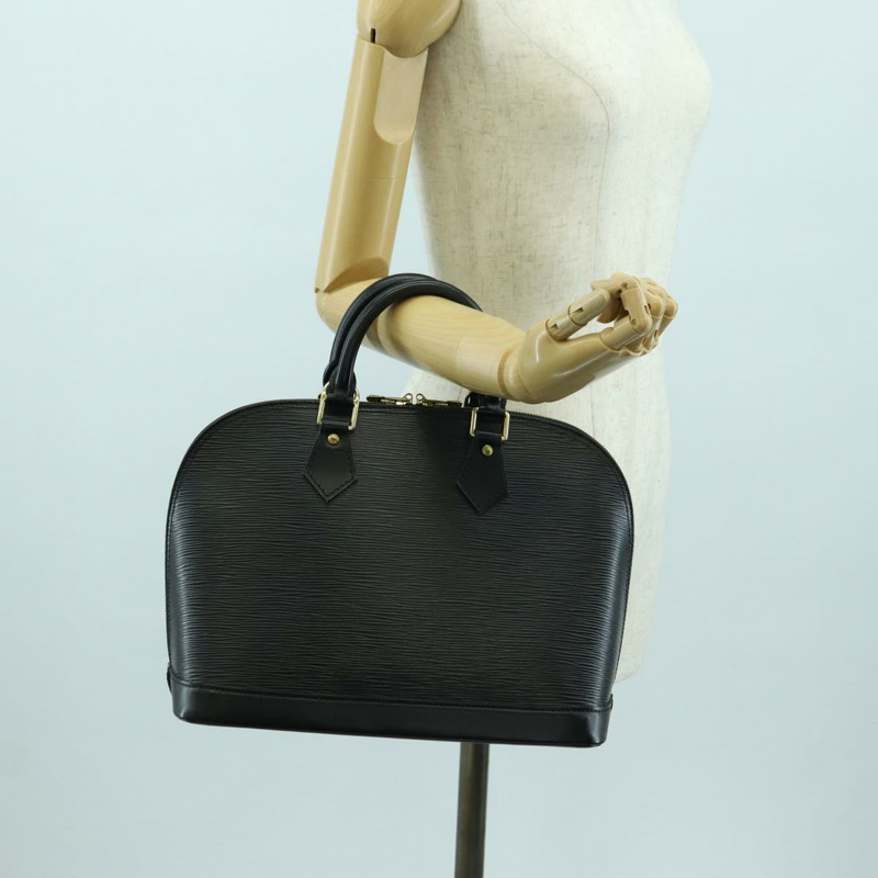 【日本直送】路易威登 Epi Alma 手提包 Noir 黑色 M52142 LV 正品 AMZ147V-19