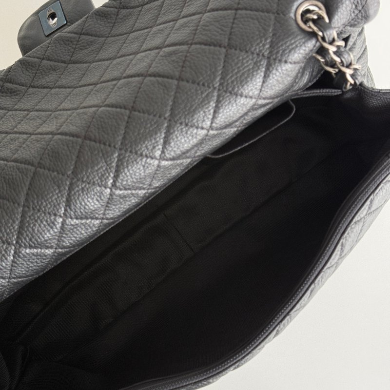 99新🆕 保卡款🫰🏻 Chanel 香奈兒 CF XXL 黑色銀釦-1