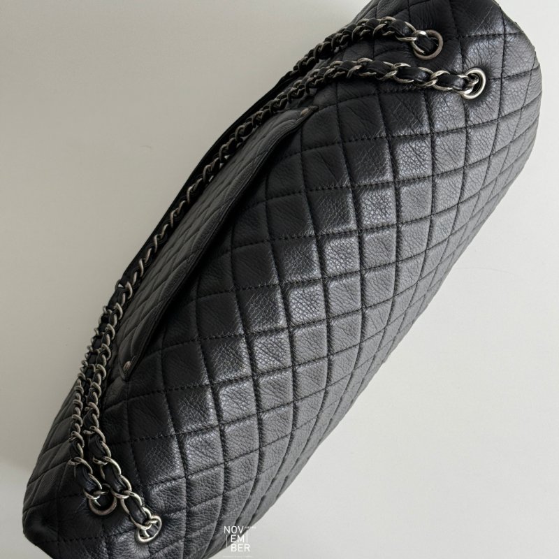 99新🆕 保卡款🫰🏻 Chanel 香奈兒 CF XXL 黑色銀釦-3