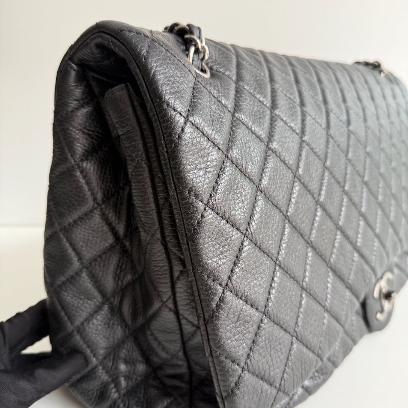 99新🆕 保卡款🫰🏻 Chanel 香奈兒 CF XXL 黑色銀釦-8