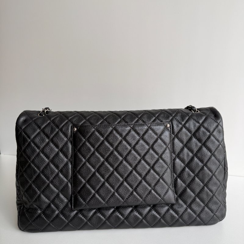 99新🆕 保卡款🫰🏻 Chanel 香奈兒 CF XXL 黑色銀釦-10