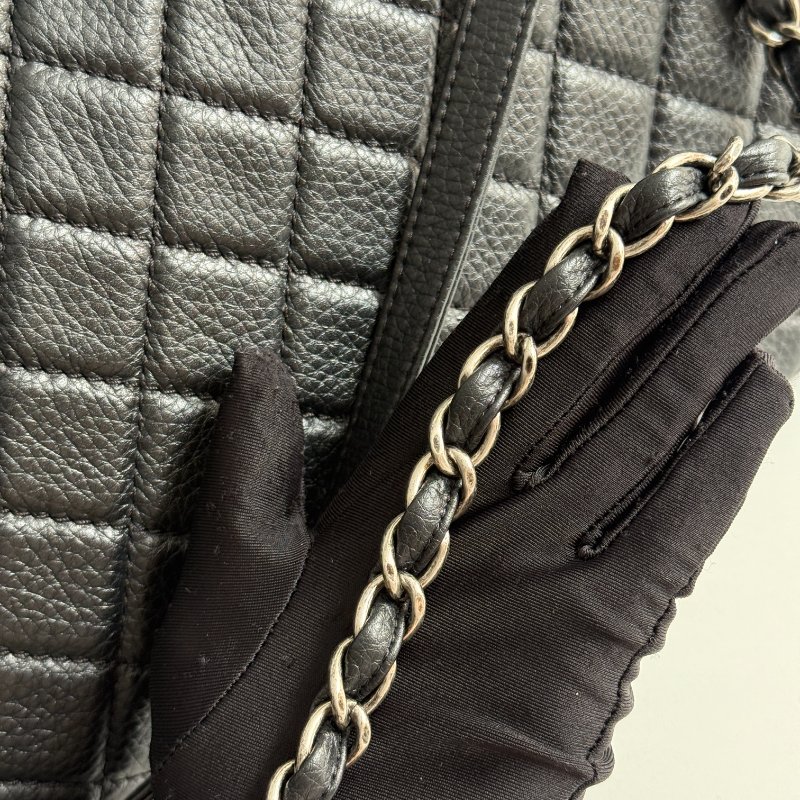 99新🆕 保卡款🫰🏻 Chanel 香奈兒 CF XXL 黑色銀釦-12