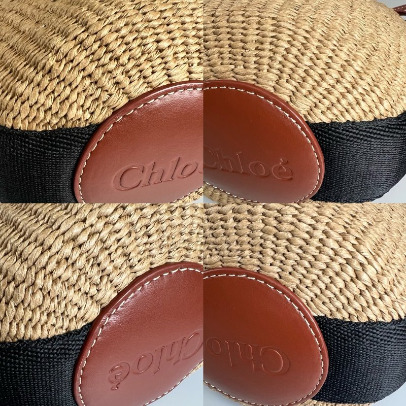 CHLOE 草編水桶包-11