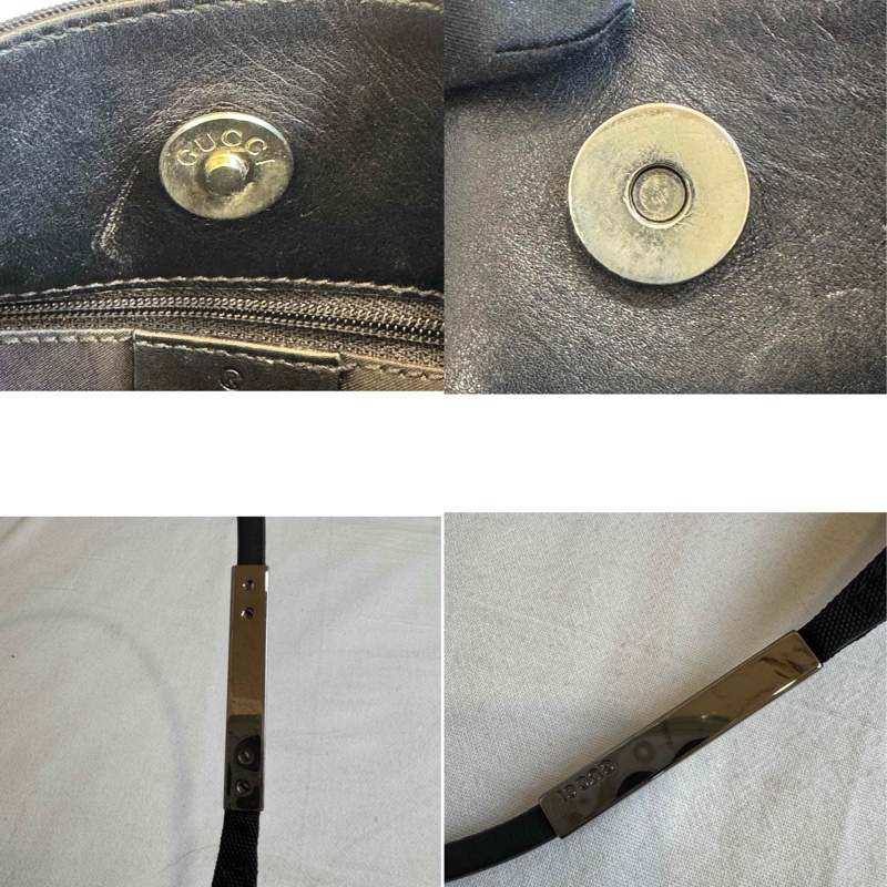 【赫蒂國際精品】Gucci 古馳 復古尼龍單肩包 vintage-10