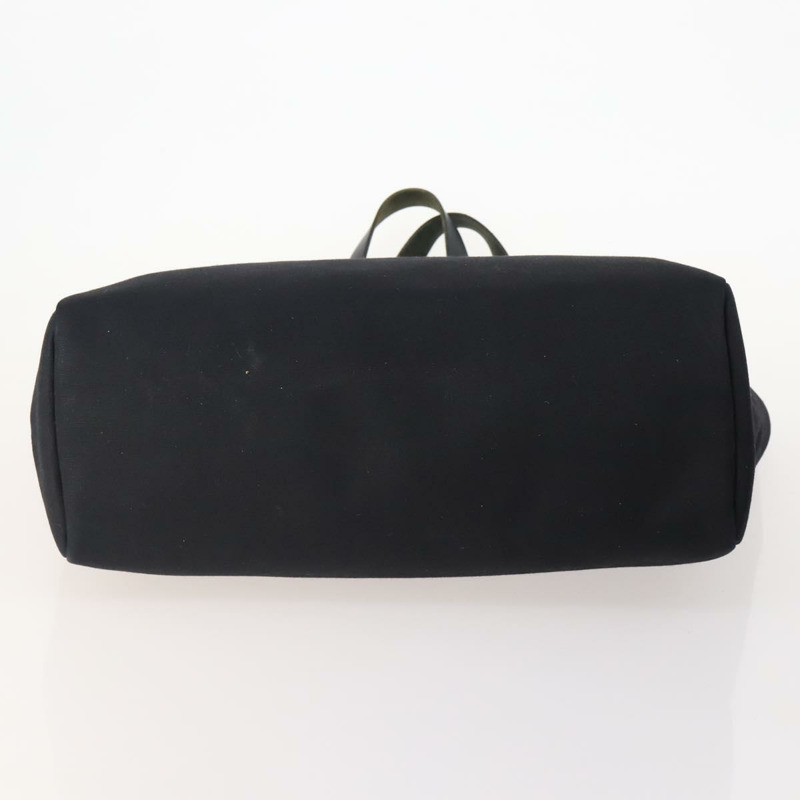 【日本直送】愛馬仕 Herbag Cabass GM 帆布手提包，兩用，黑色/銀色，正品 BAZ865A-4