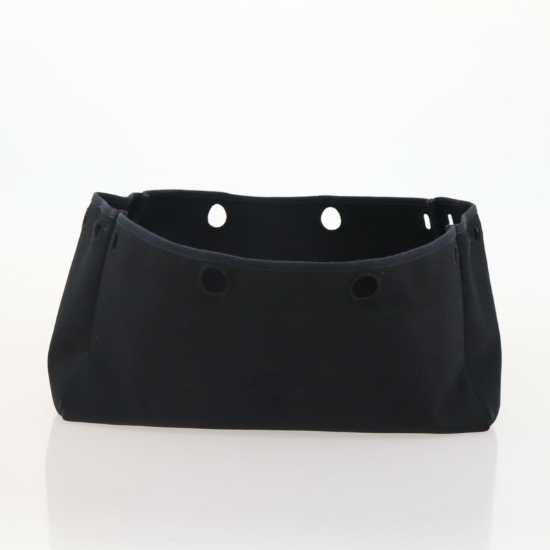 【日本直送】愛馬仕 Herbag Cabass GM 帆布手提包，兩用，黑色/銀色，正品 BAZ865A-21