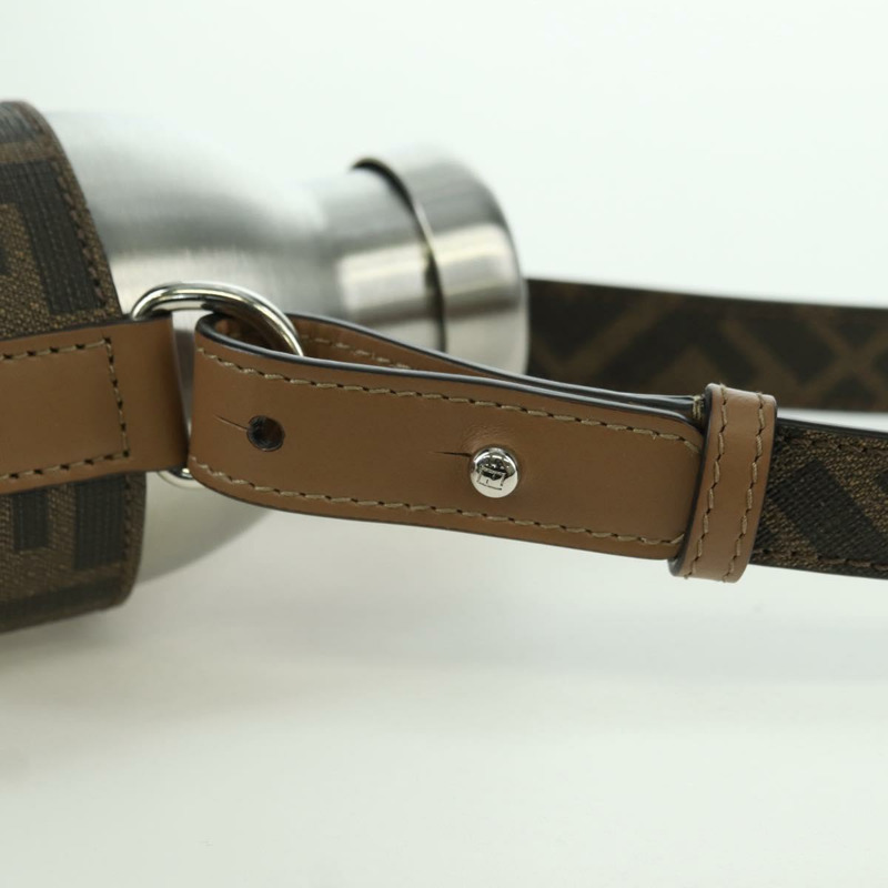 【日本直送】FENDI Zucca 帆布水瓶架 24Bottls 聯名款 黑色 Auth INZ021M-8