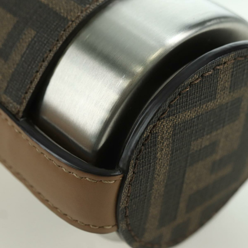 【日本直送】FENDI Zucca 帆布水瓶架 24Bottls 聯名款 黑色 Auth INZ021M-13