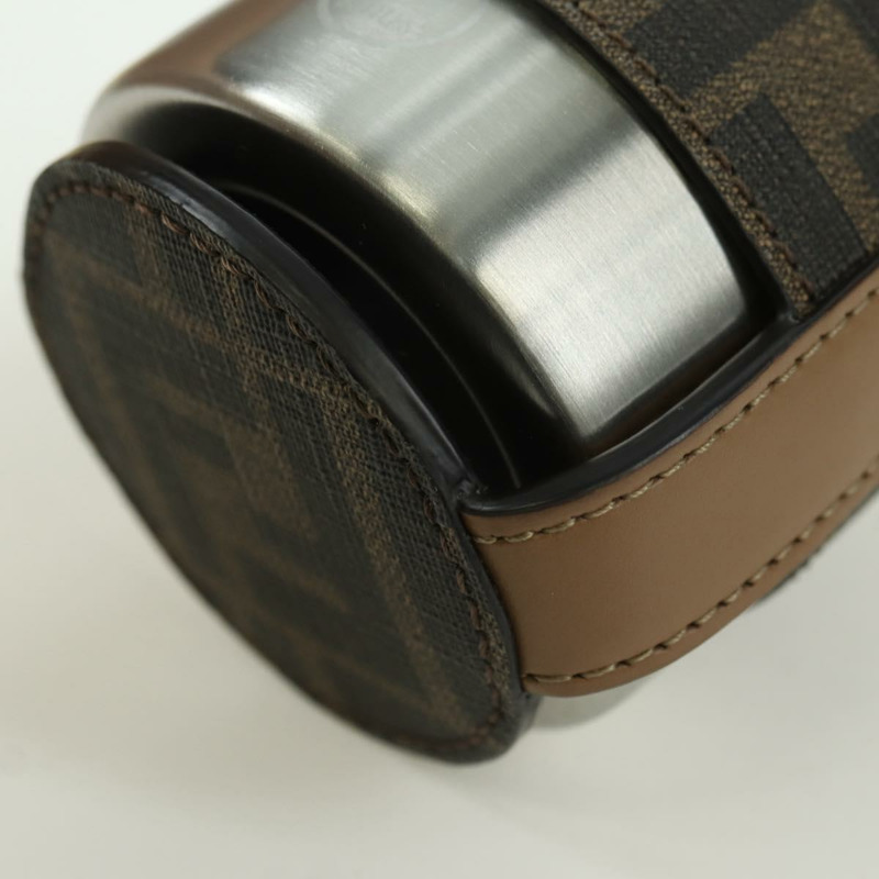 【日本直送】FENDI Zucca 帆布水瓶架 24Bottls 聯名款 黑色 Auth INZ021M-14