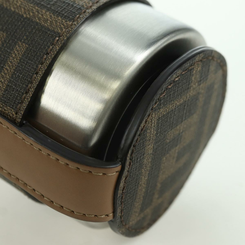 【日本直送】FENDI Zucca 帆布水瓶架 24Bottls 聯名款 黑色 Auth INZ021M-15