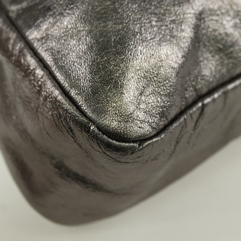 【日本直送】BALENCIAGA The First 手提包 皮革 2way 銀色 103208 正品 YKZ863SAM-15