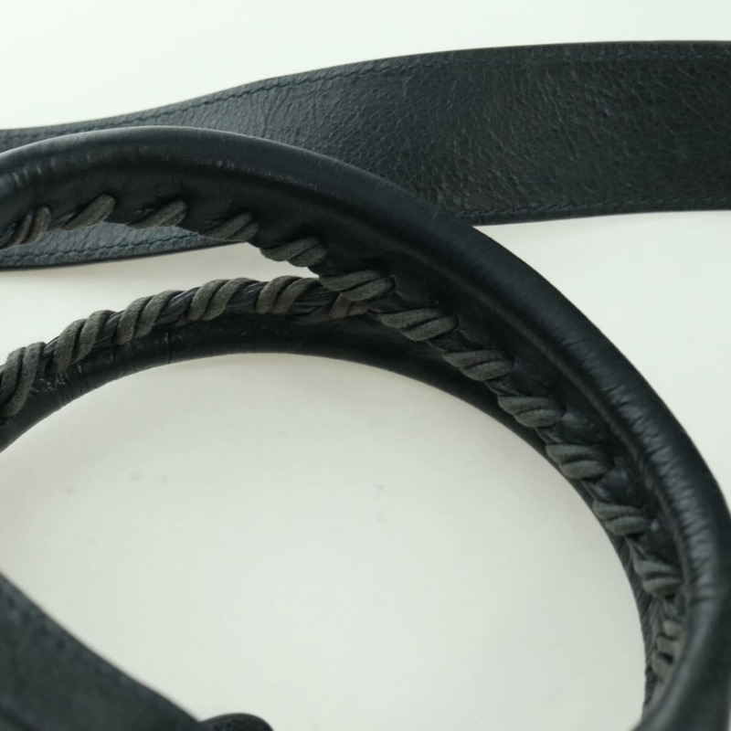 【日本直送】BALENCIAGA 經典 Vero 手提包 皮革 兩用 灰色/金色 263244 正品 yk20212SAM-7