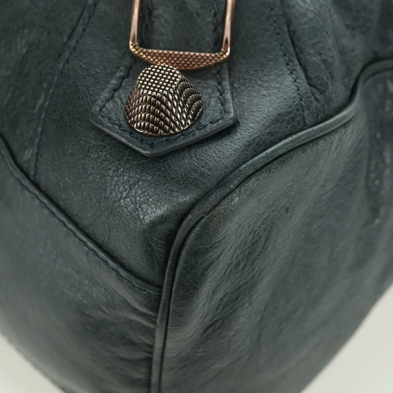 【日本直送】BALENCIAGA 經典 Vero 手提包 皮革 兩用 灰色/金色 263244 正品 yk20212SAM-15