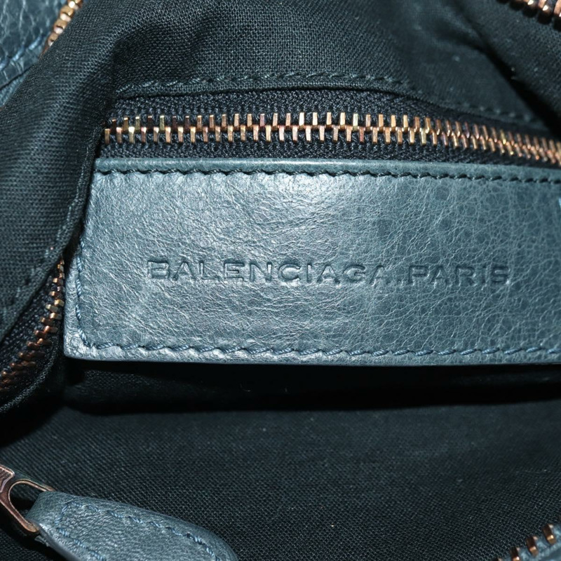 【日本直送】BALENCIAGA 經典 Vero 手提包 皮革 兩用 灰色/金色 263244 正品 yk20212SAM-20