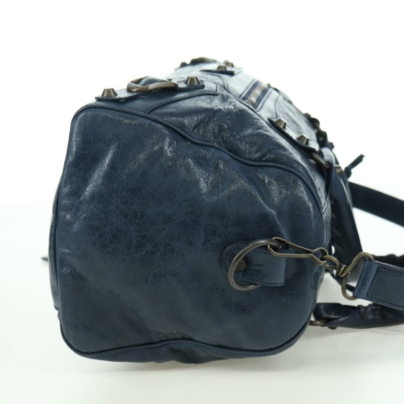 【日本直送】BALENCIAGA Twiggy 手提包 皮革 兩用 海軍藍 128523 正品 yk20202SAM-3