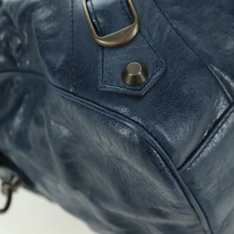 【日本直送】BALENCIAGA Twiggy 手提包 皮革 兩用 海軍藍 128523 正品 yk20202SAM-8