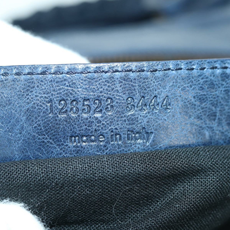 【日本直送】BALENCIAGA Twiggy 手提包 皮革 兩用 海軍藍 128523 正品 yk20202SAM-10