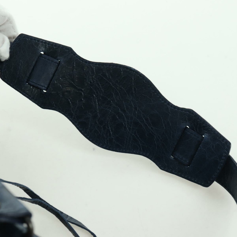 【日本直送】BALENCIAGA Twiggy 手提包 皮革 兩用 海軍藍 128523 正品 yk20202SAM-14