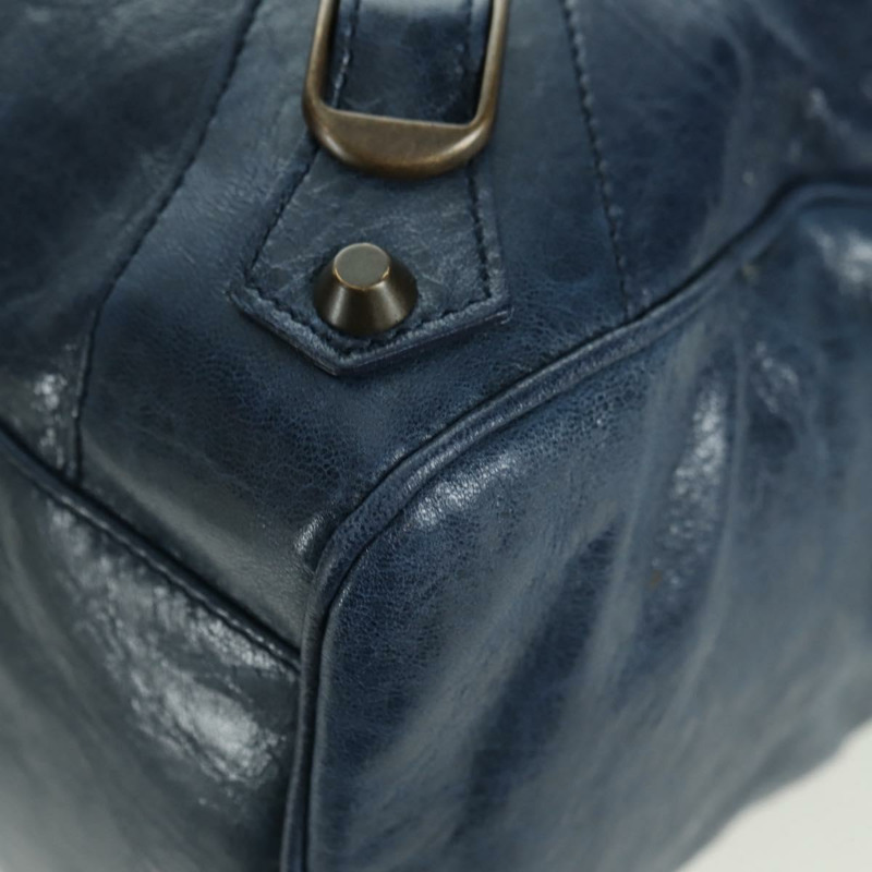 【日本直送】BALENCIAGA Twiggy 手提包 皮革 兩用 海軍藍 128523 正品 yk20202SAM-15