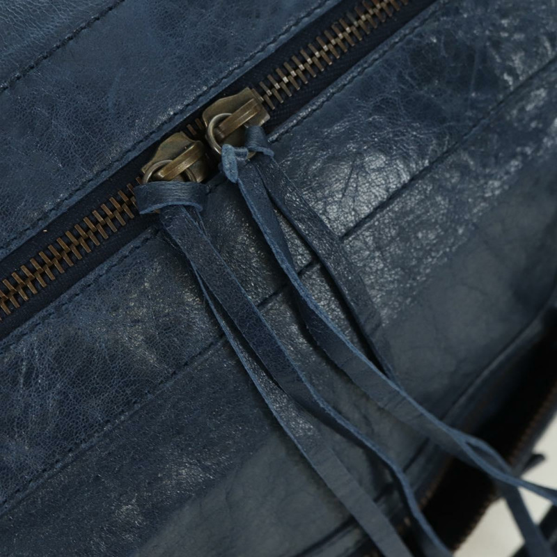 【日本直送】BALENCIAGA Twiggy 手提包 皮革 兩用 海軍藍 128523 正品 yk20202SAM-20