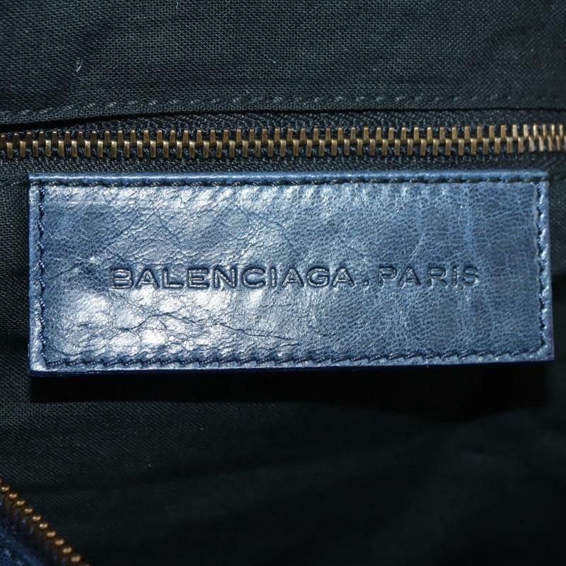 【日本直送】BALENCIAGA Twiggy 手提包 皮革 兩用 海軍藍 128523 正品 yk20202SAM-22