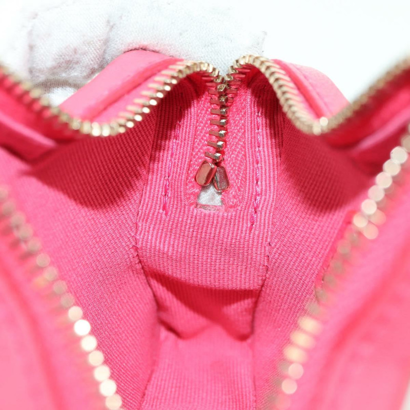 【日本直送】香奈兒 (CHANEL) 絎縫星形包飾 羊皮 粉紅色 金 CC 正品 YKZ1175SAM-18