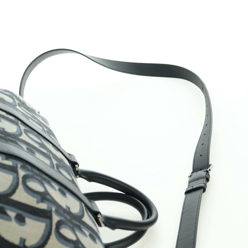 【日本直送】Christian Dior Trotter帆布旅行包 40吋 兩用款 海軍藍/銀色 正品 YKZ1047SAM-15