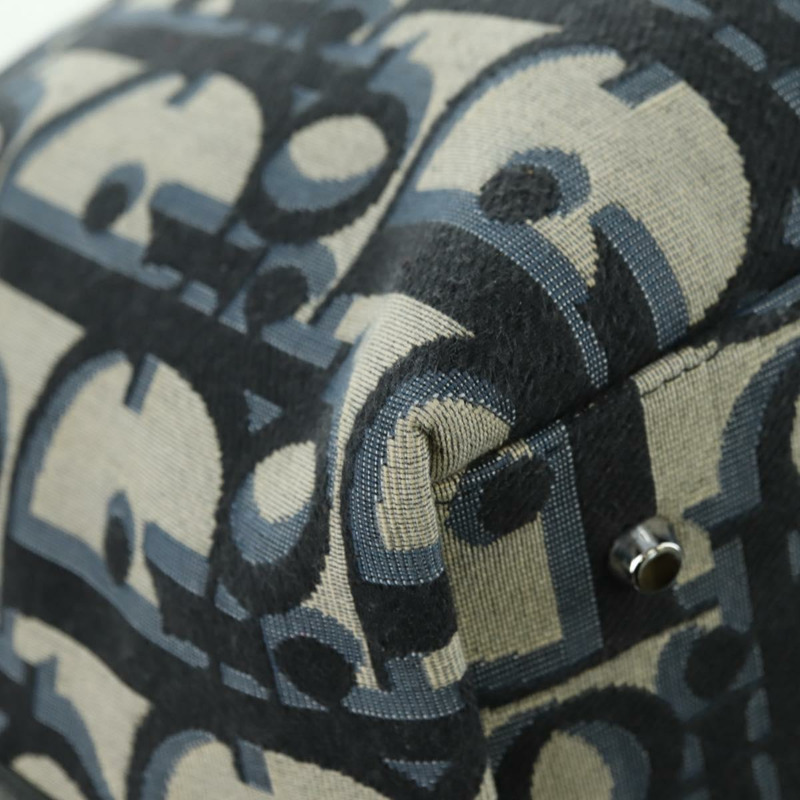 【日本直送】Christian Dior Trotter帆布旅行包 40吋 兩用款 海軍藍/銀色 正品 YKZ1047SAM-17