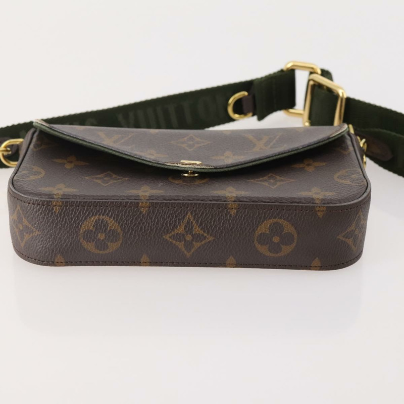 【日本直送】路易威登 Monogram 多款 Felicie 手拿包 卡其色 M80091 LV 正品 174165A-4