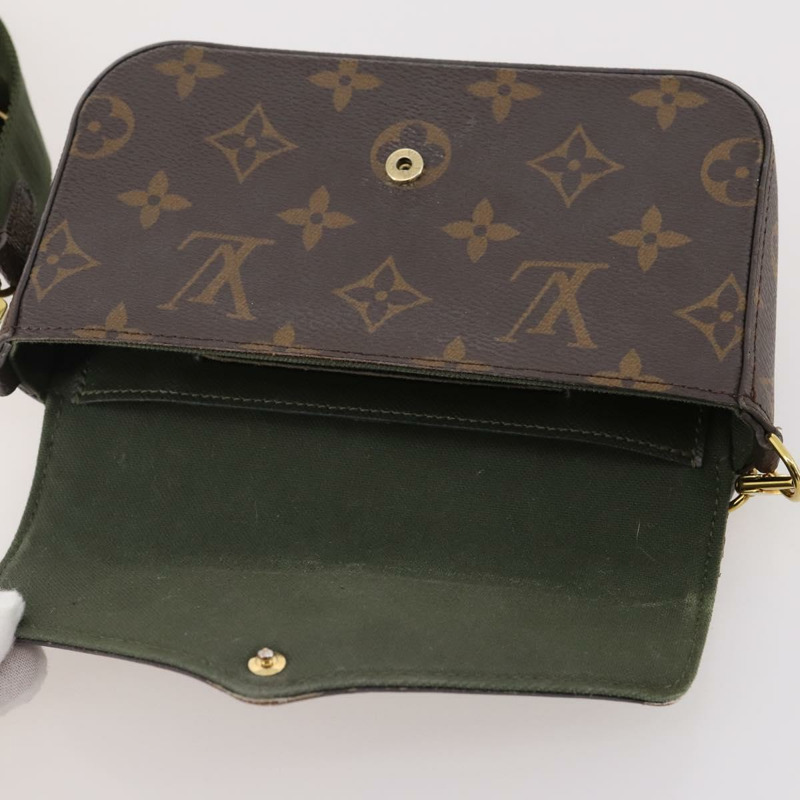 【日本直送】路易威登 Monogram 多款 Felicie 手拿包 卡其色 M80091 LV 正品 174165A-10