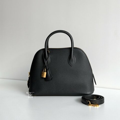 閒置新🫰🏻 全配有購證🙌🏻 Hermès 愛馬仕 Bolide 25 黑色金釦