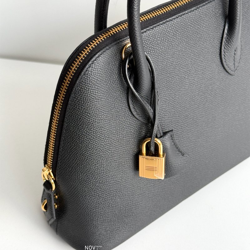 閒置新🫰🏻 全配有購證🙌🏻 Hermès 愛馬仕 Bolide 25 黑色金釦-3