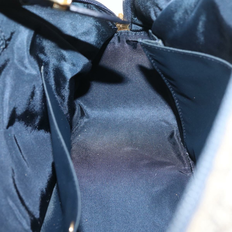 【日本直送】Christian Dior Trotter帆布馬鞍包 海軍藍 金色 正品 175481A-19