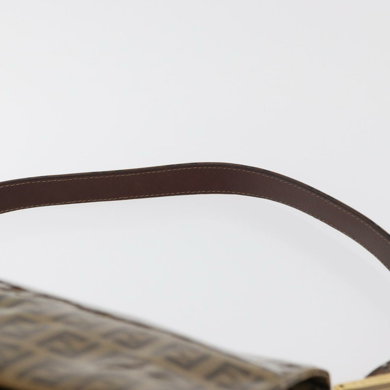 【日本直送】FENDI Zucchino帆布Mamma Baguette肩背包 米色 金色 正品 175477-8