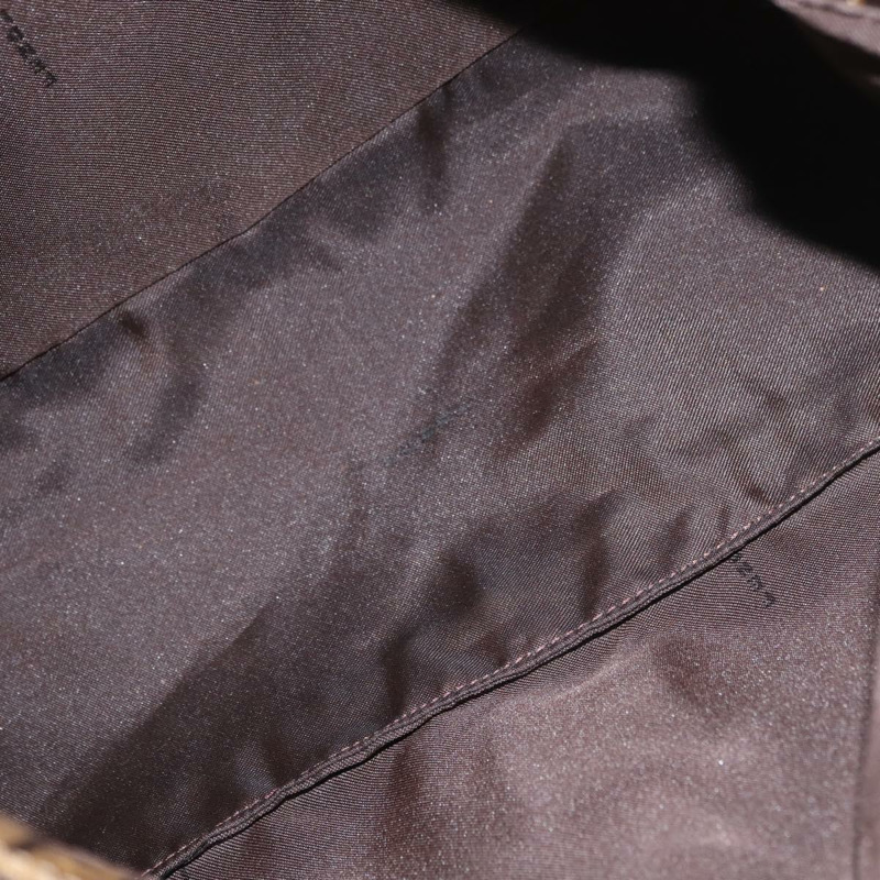 【日本直送】FENDI Zucchino帆布Mamma Baguette肩背包 米色 金色 正品 175477-10