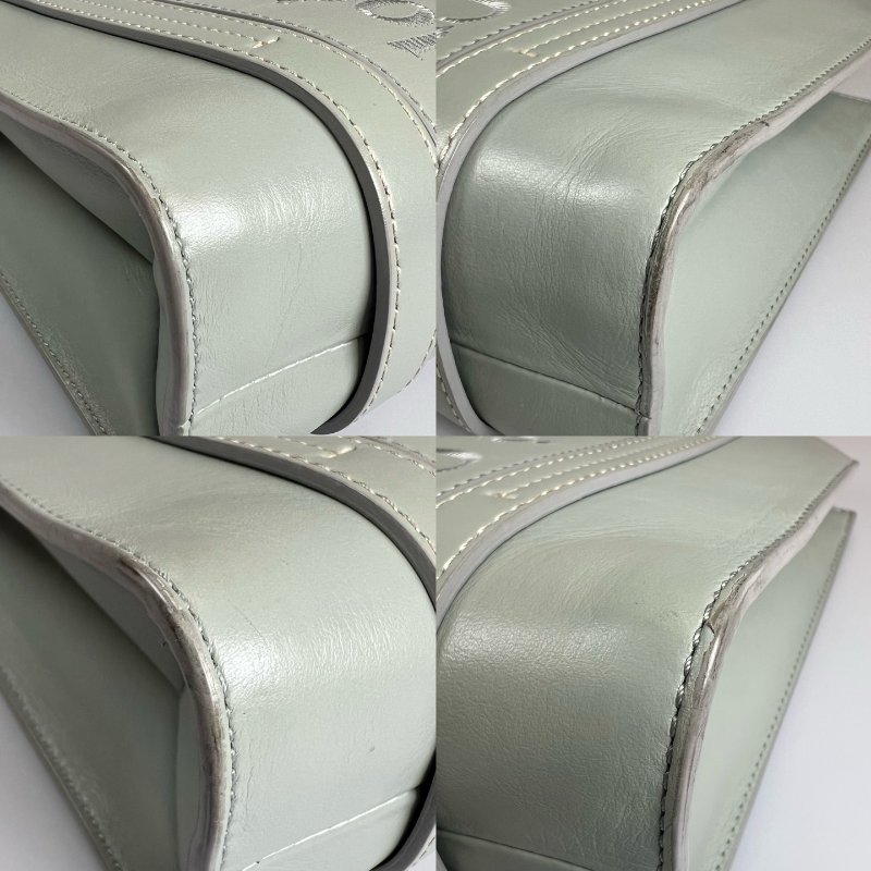 CHLOE 皮革湖水綠WOODY 小號 兩用包-9