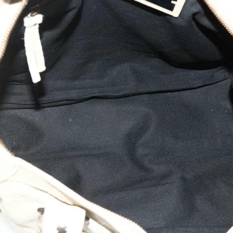 【日本直送】BALENCIAGA The City 手提包 皮革 2way 象牙色 115748 正品 175528A-10