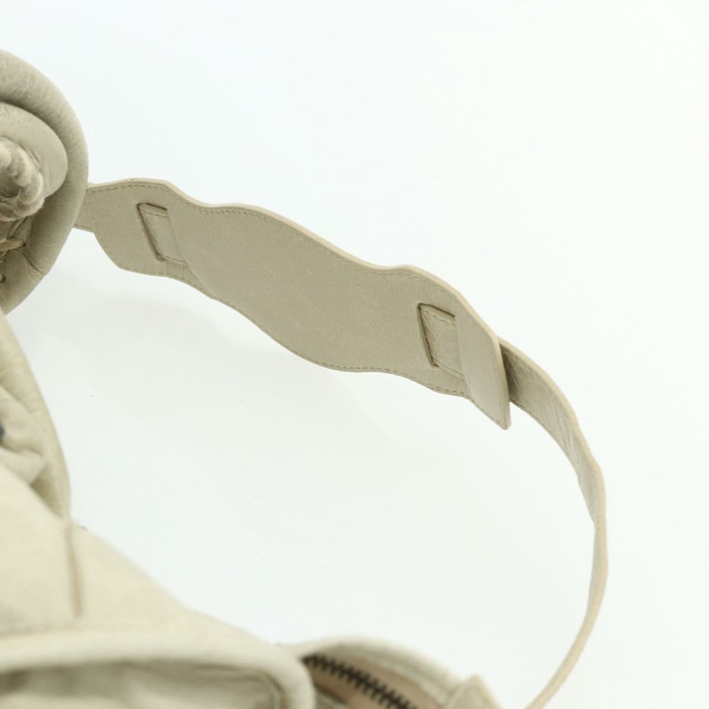 【日本直送】BALENCIAGA The City 手提包 皮革 2way 象牙色 115748 正品 175528A-13